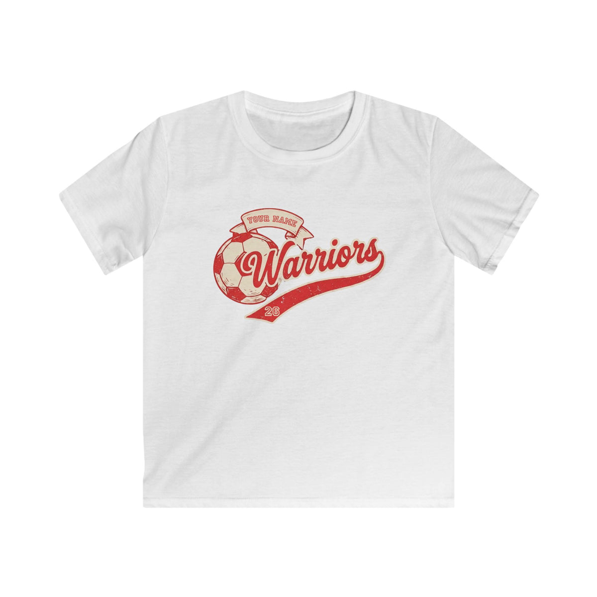 Youth Soccer Ball Banner Tee (Free Customization!)