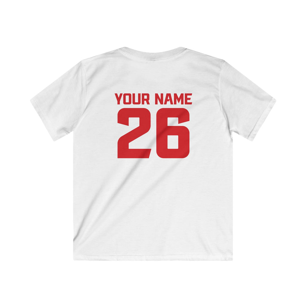 Youth Warrior Crest Tee + Name & Number (Free Customization!)