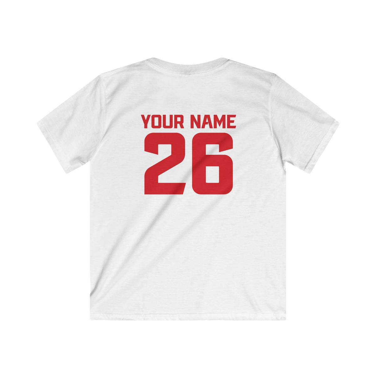 Youth Warrior Crest Tee + Name & Number (Free Customization!)