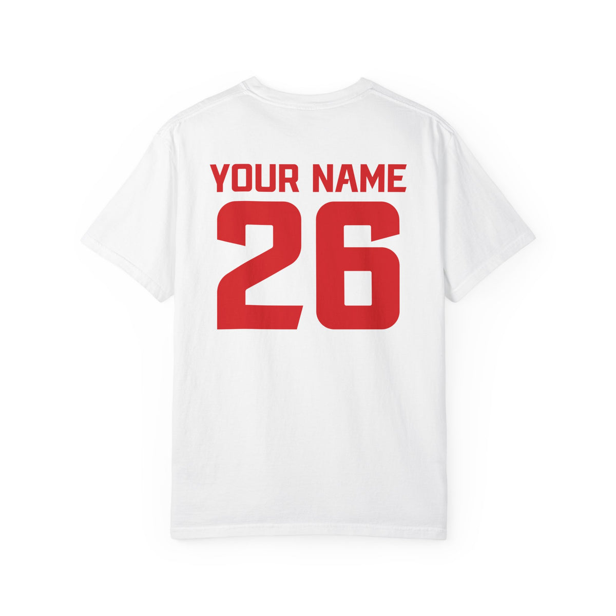 Adult Warrior Crest Tee + Name & Number (Free Customization!)