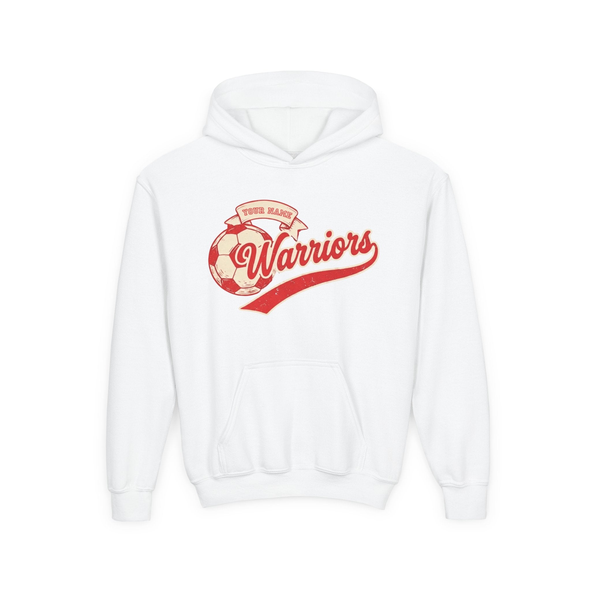 Youth Soccer Ball Banner Hoodie (Free Customization!)