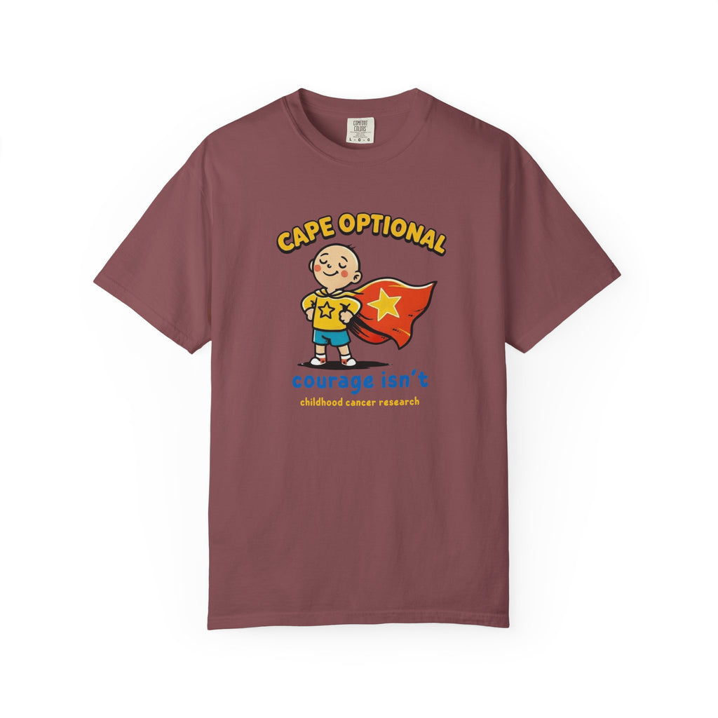 Cape Optional — Kids Cancer Awareness Tee