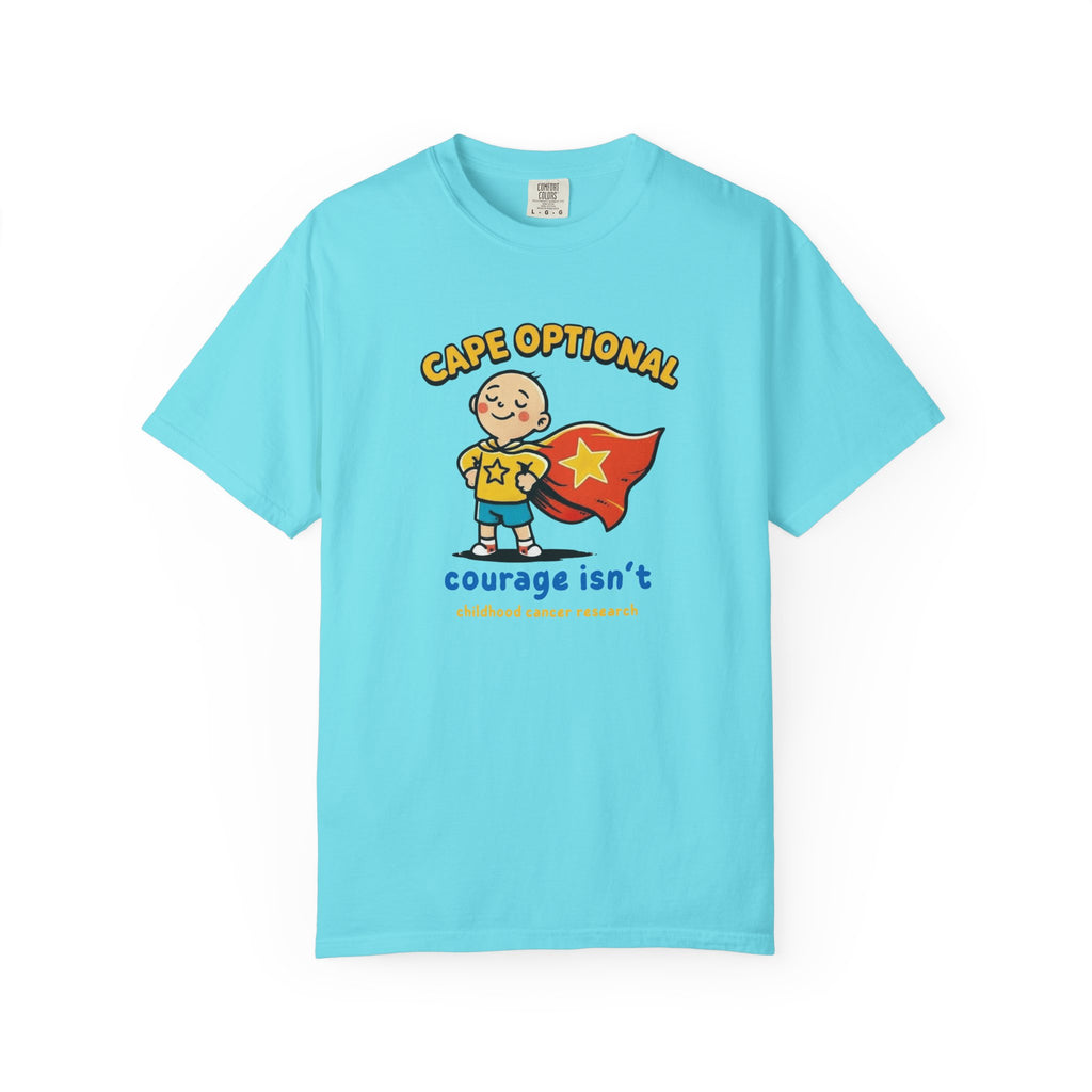 Cape Optional — Kids Cancer Awareness Tee