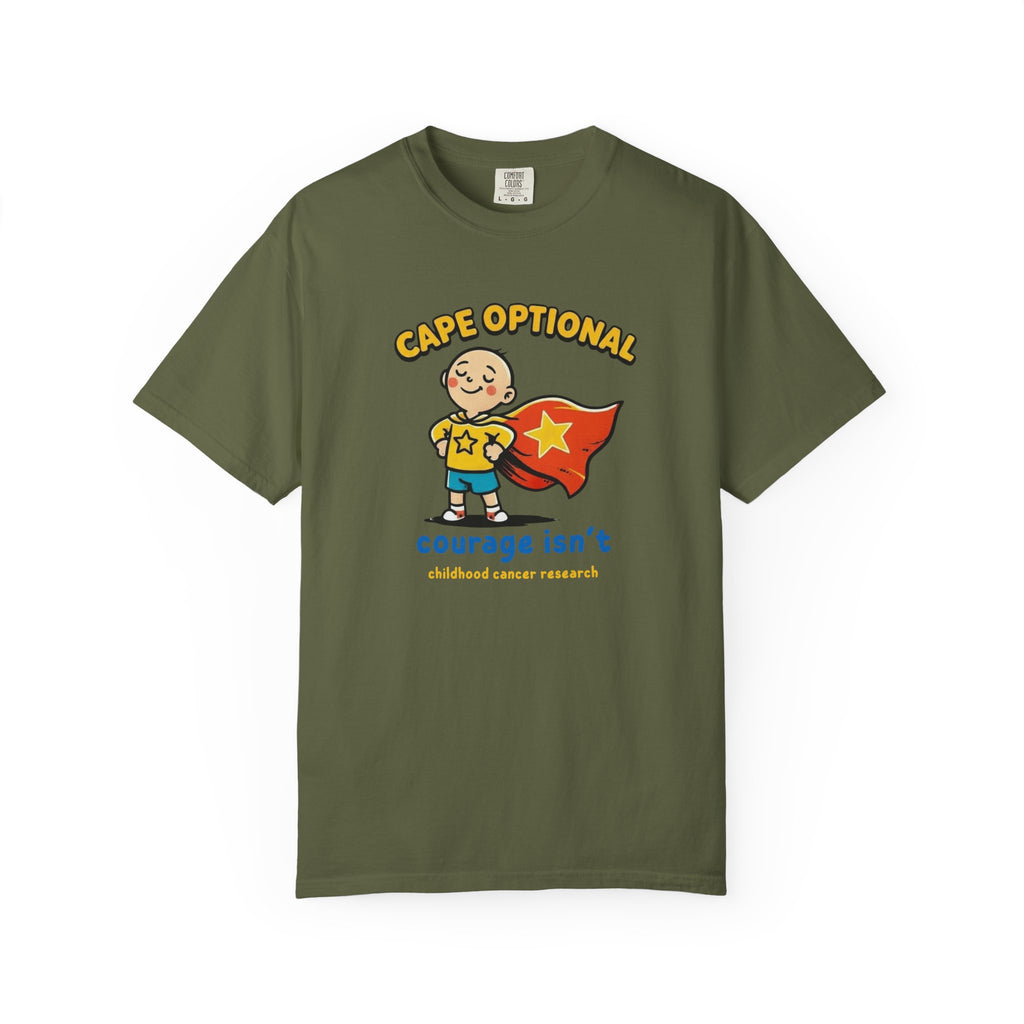 Cape Optional — Kids Cancer Awareness Tee