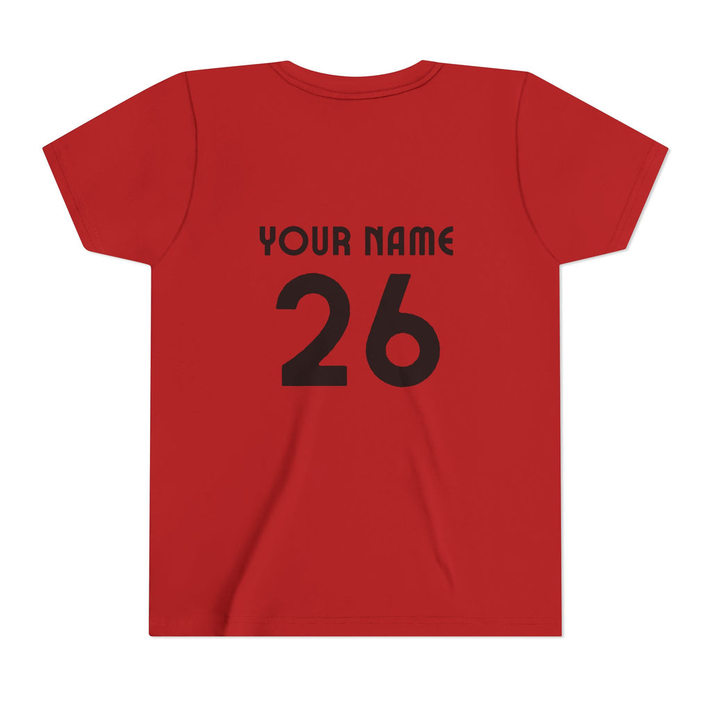 Youth Retro Warriors Soccer Club T-Shirt — Custom Name & Number!