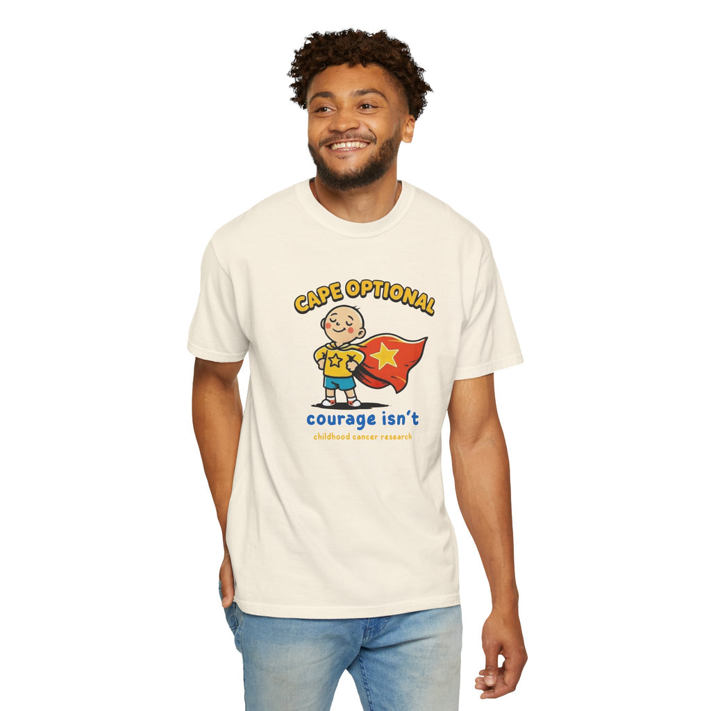 Cape Optional — Kids Cancer Awareness Tee