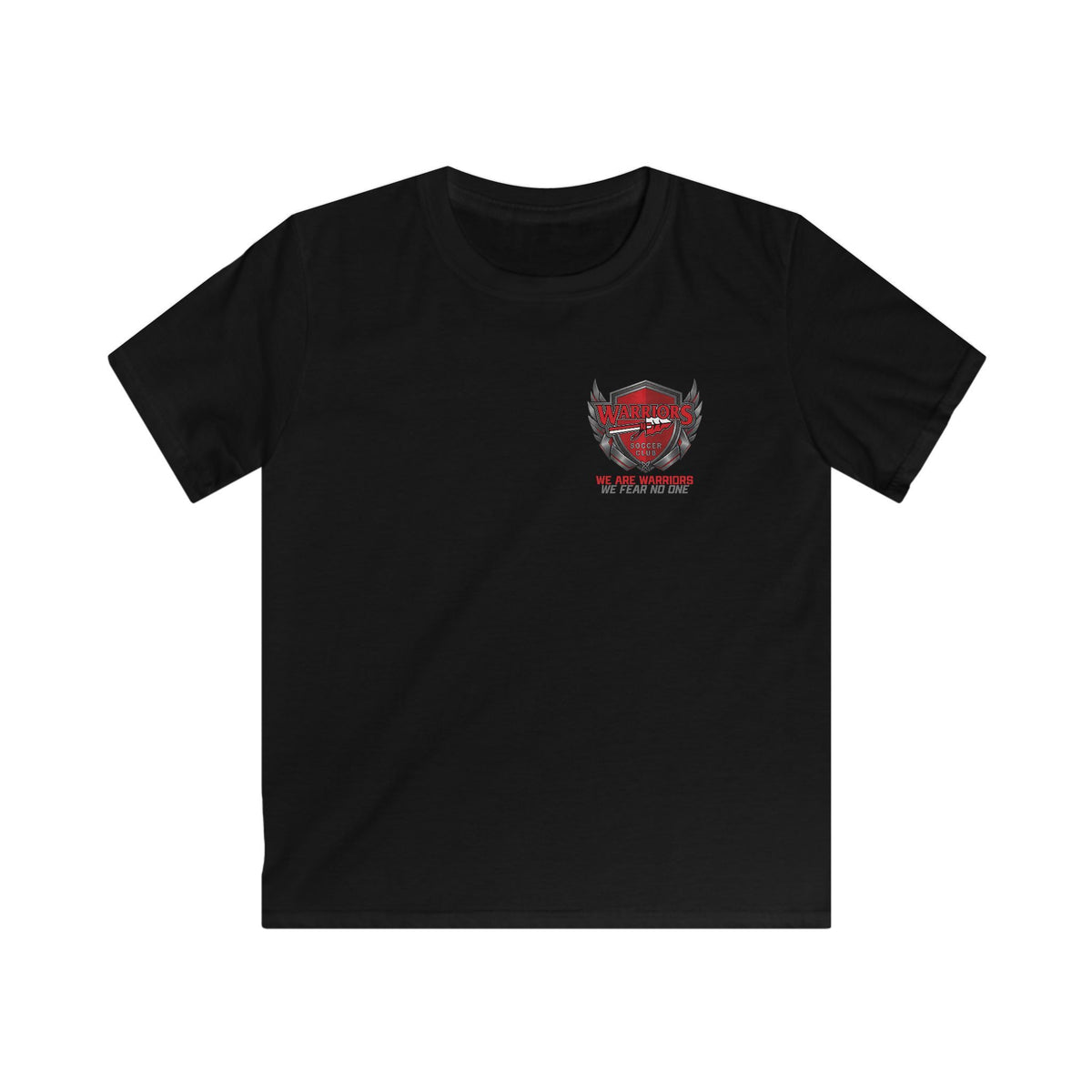 Youth Warrior Crest Tee + Name & Number (Free Customization!)