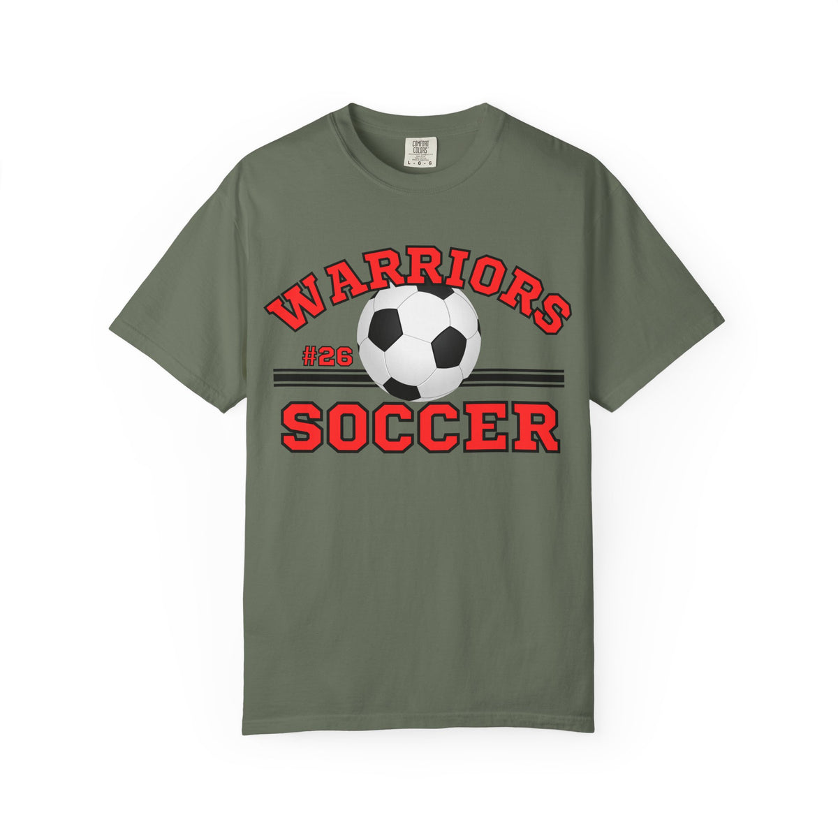 Adult Warrior Number Tee (Free Customization!)
