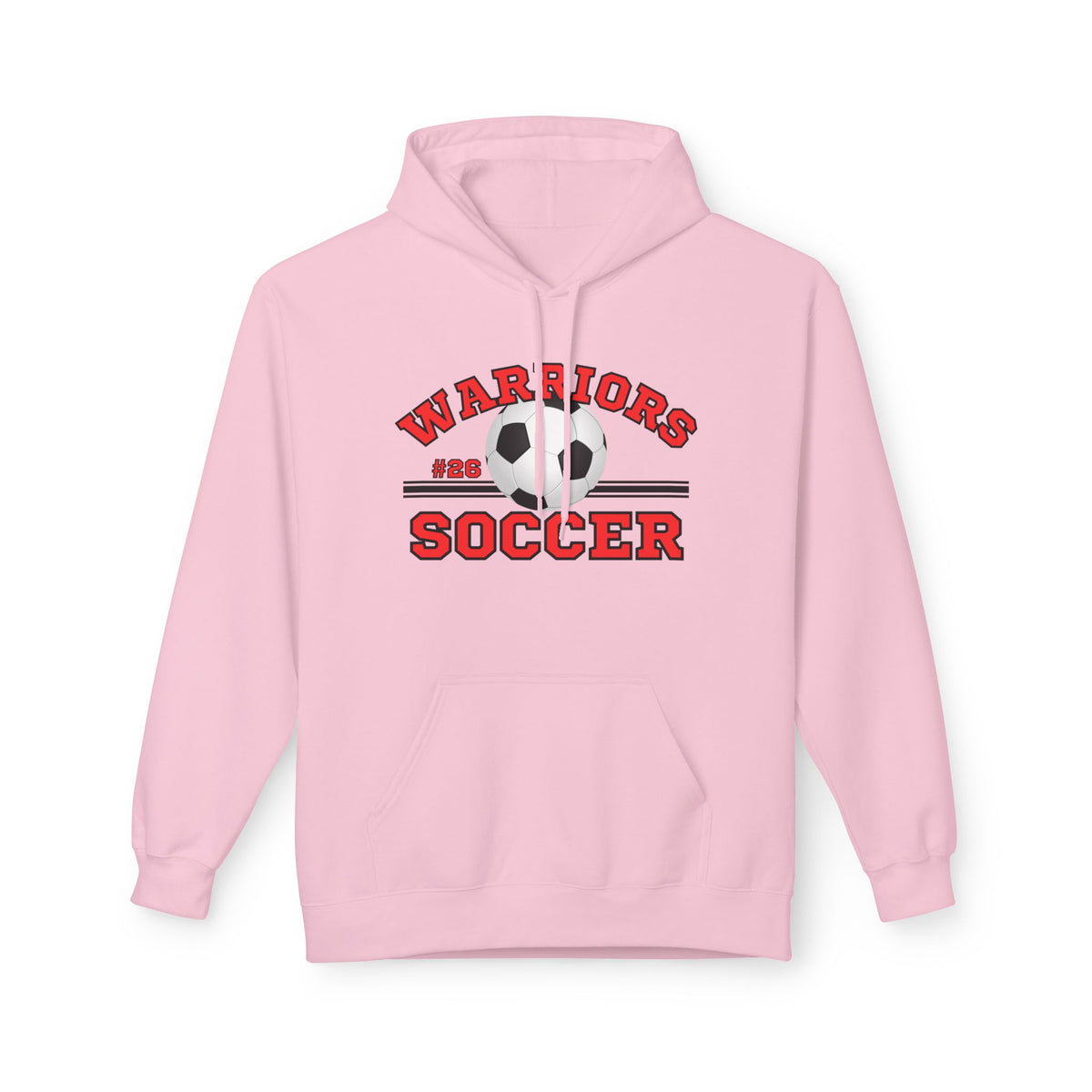 Adult Warrior Number Hoodie (Free Customization!)