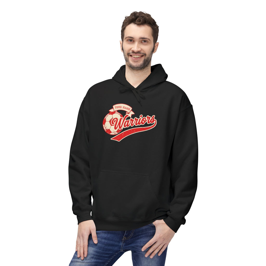 Adult Soccer Ball Banner Hoodie (Free Customization!)