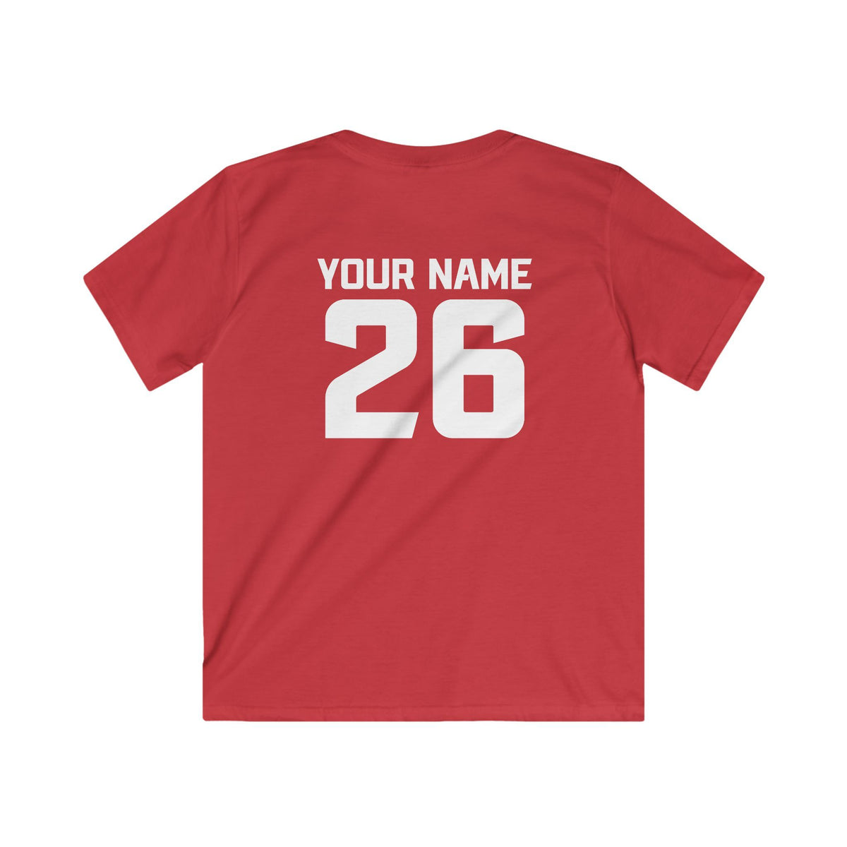 Youth Warrior Crest Tee + Name & Number (Free Customization!)