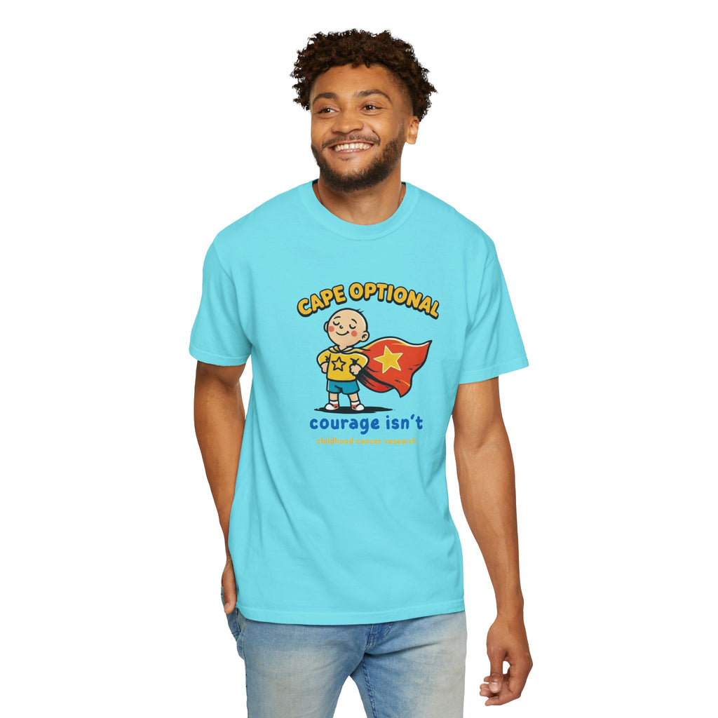 Cape Optional — Kids Cancer Awareness Tee