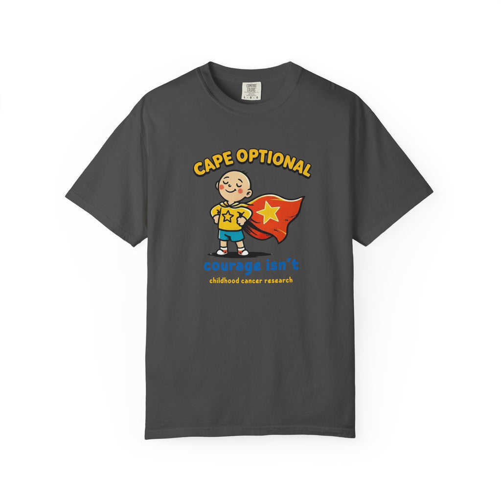 Cape Optional — Kids Cancer Awareness Tee