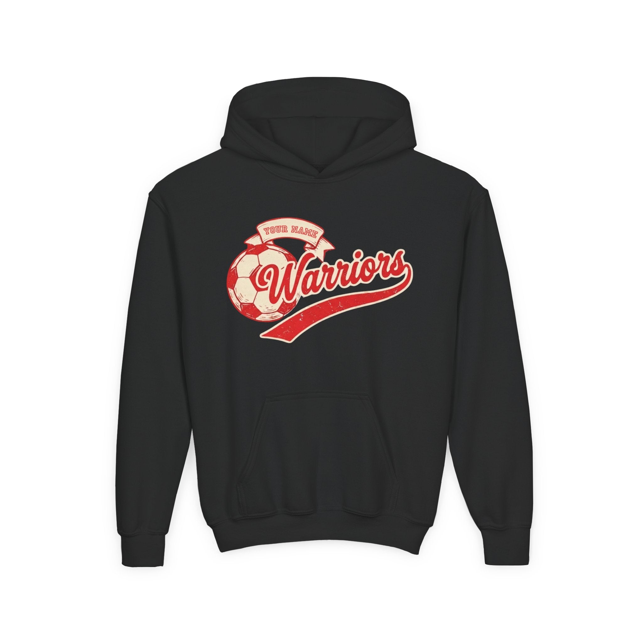 Youth Soccer Ball Banner Hoodie (Free Customization!)