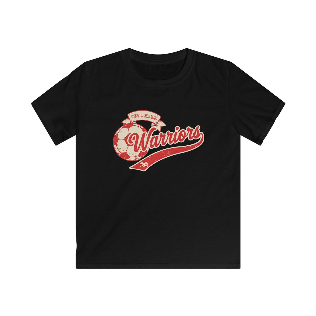 Youth Soccer Ball Banner Tee (Free Customization!)
