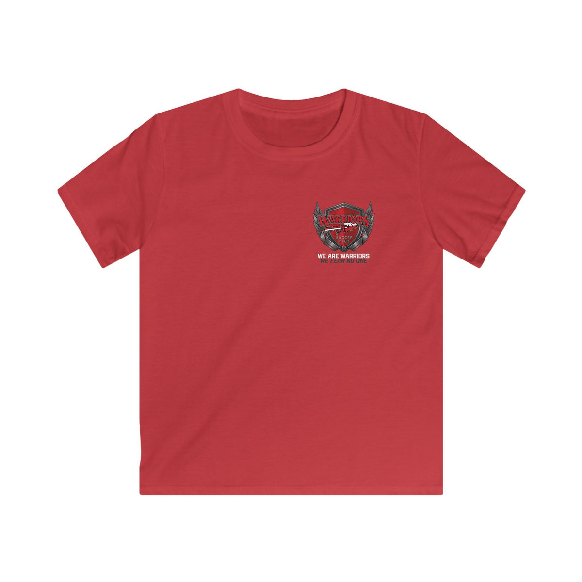 Youth Warrior Crest Tee + Name & Number (Free Customization!)