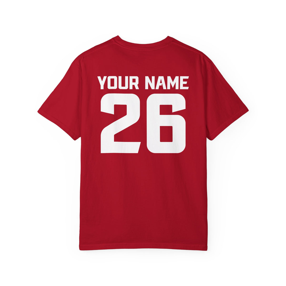 Adult Warrior Crest Tee + Name & Number (Free Customization!)