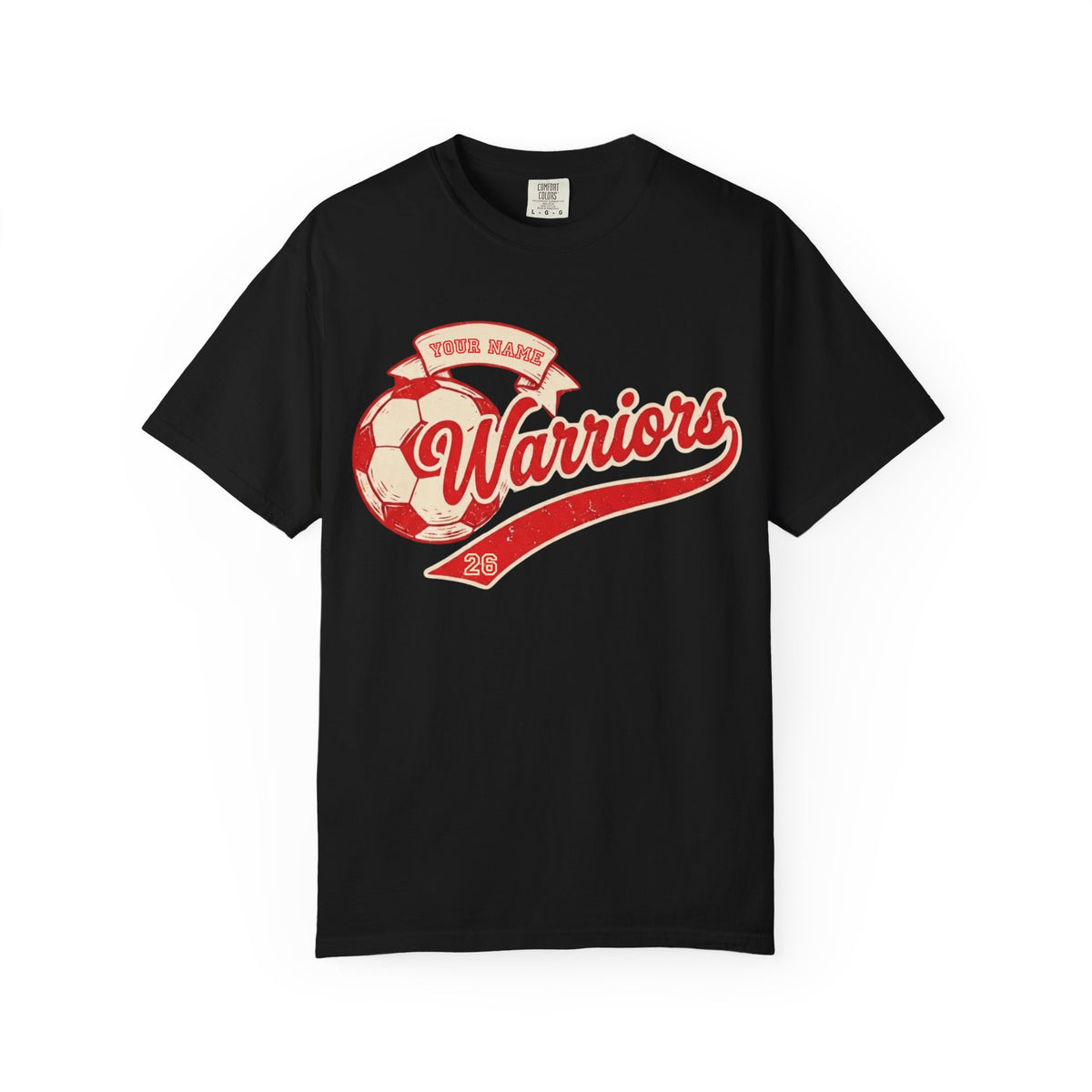 Adult Soccer Ball Banner Tee (Free Customization!)