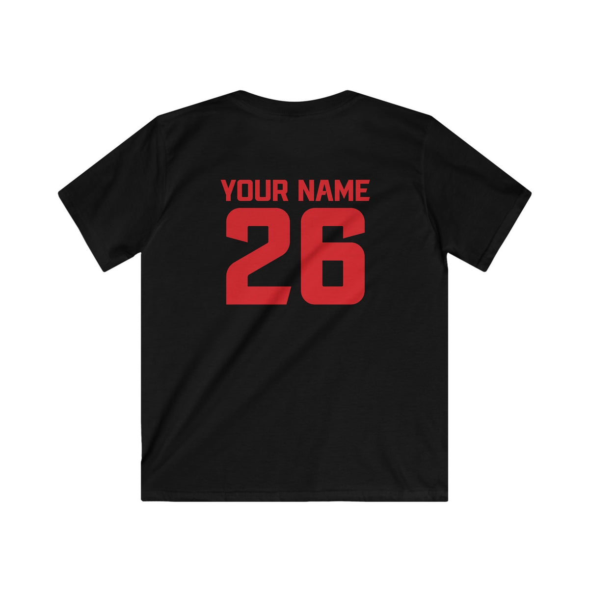 Youth Warrior Crest Tee + Name & Number (Free Customization!)