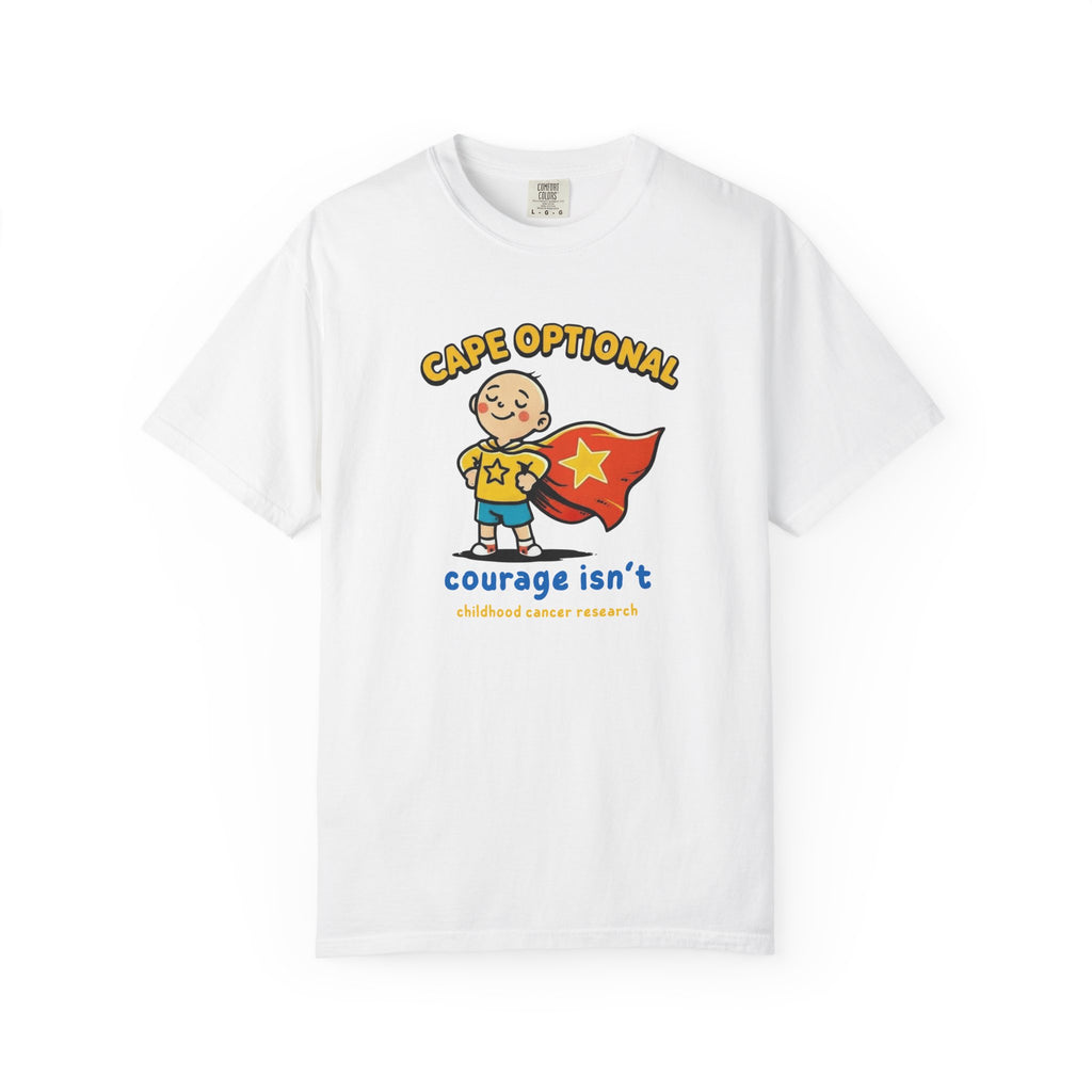 Cape Optional — Kids Cancer Awareness Tee