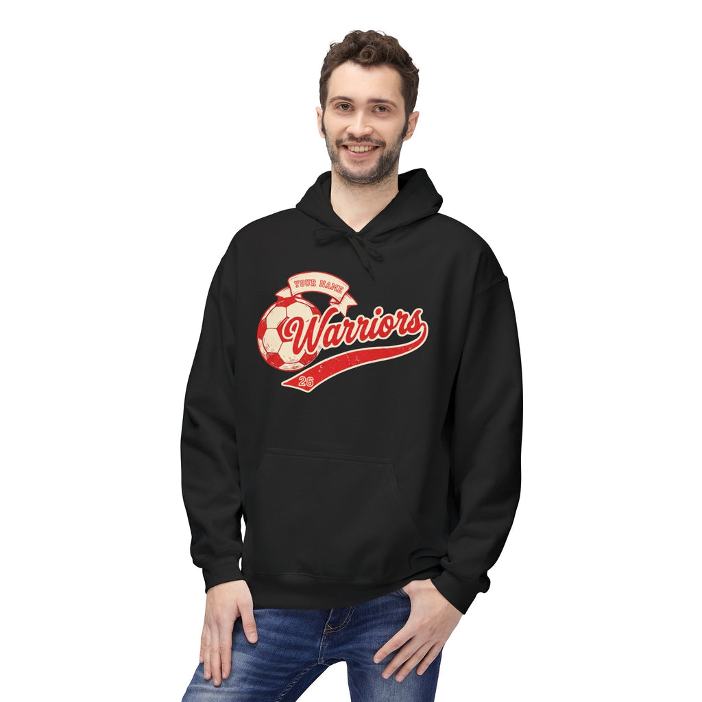 Adult Soccer Ball Banner Hoodie (Free Customization!)