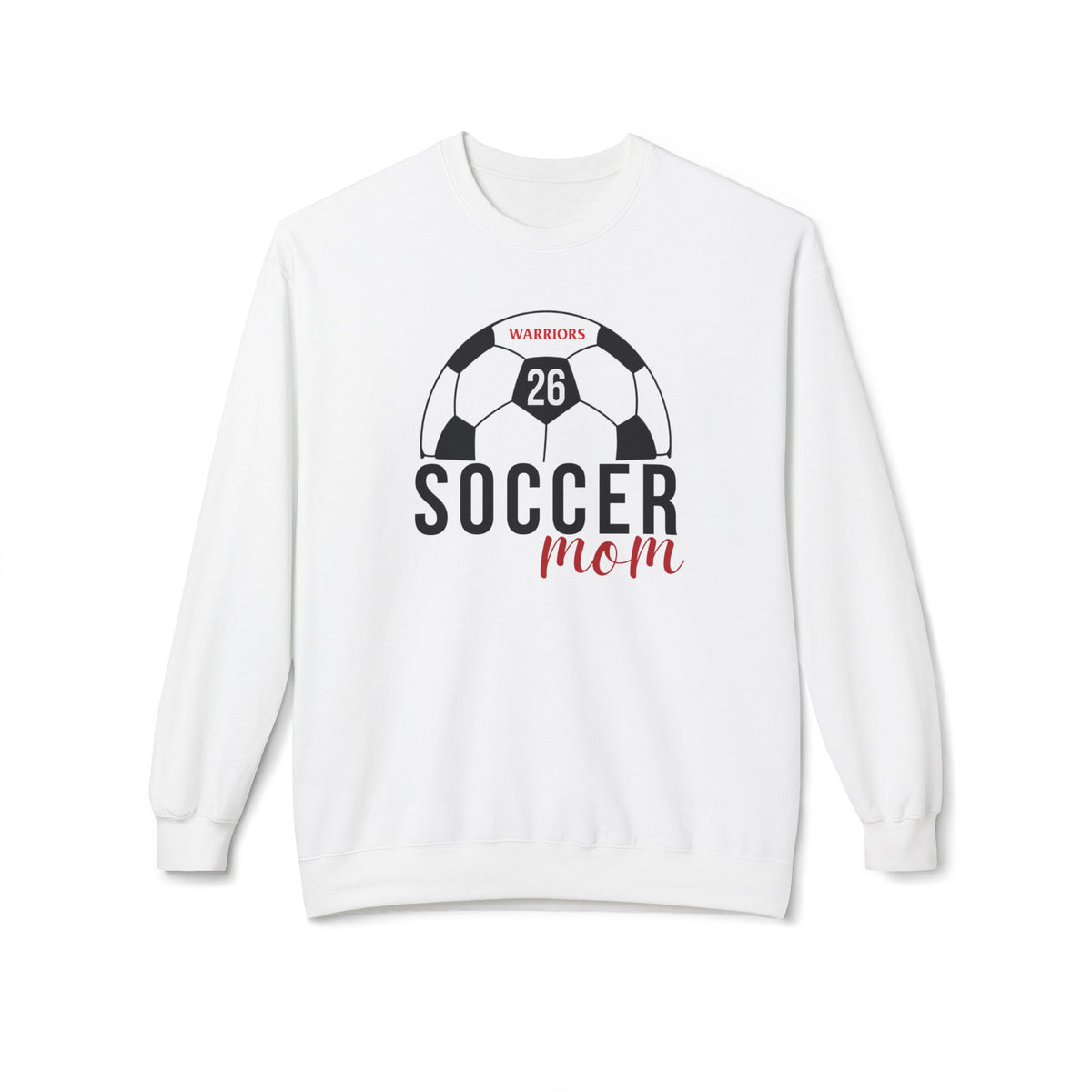 Adult Soccer Half Ball Crewneck (Mom/Grandma/Auntie...etc) (Free Customization!)
