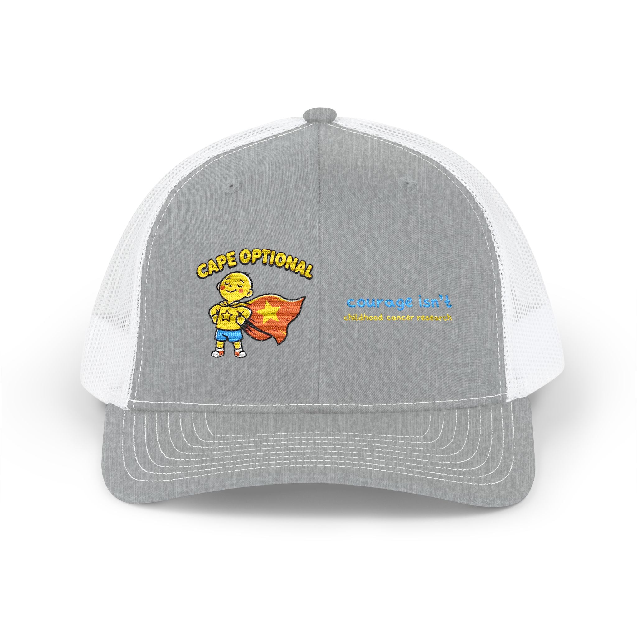 Cape Optional — Kids Cancer Awareness Trucker Hat