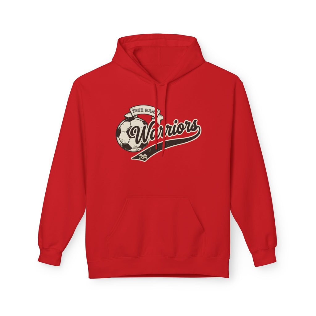 Adult Soccer Ball Banner Hoodie (Free Customization!)