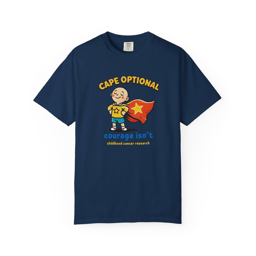 Cape Optional — Kids Cancer Awareness Tee