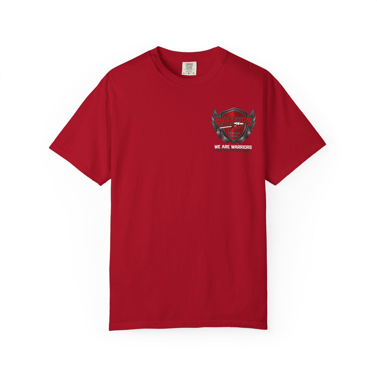 Adult Warrior Crest Tee + Name & Number (Free Customization!)
