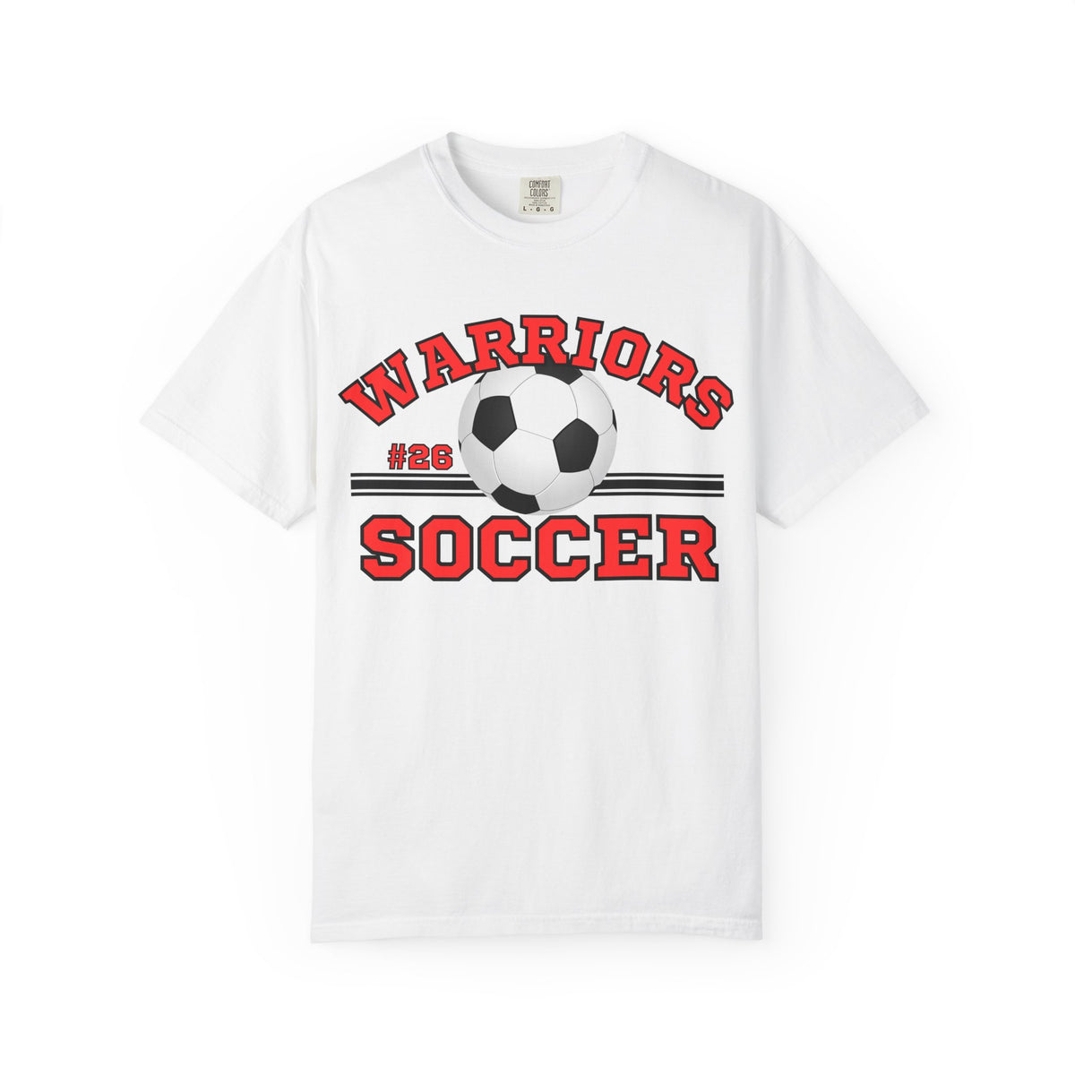 Adult Warrior Number Tee (Free Customization!)