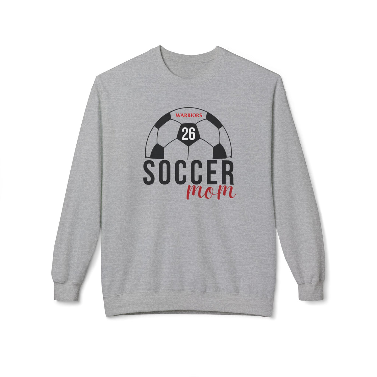 Adult Soccer Half Ball Crewneck (Mom/Grandma/Auntie...etc) (Free Customization!)