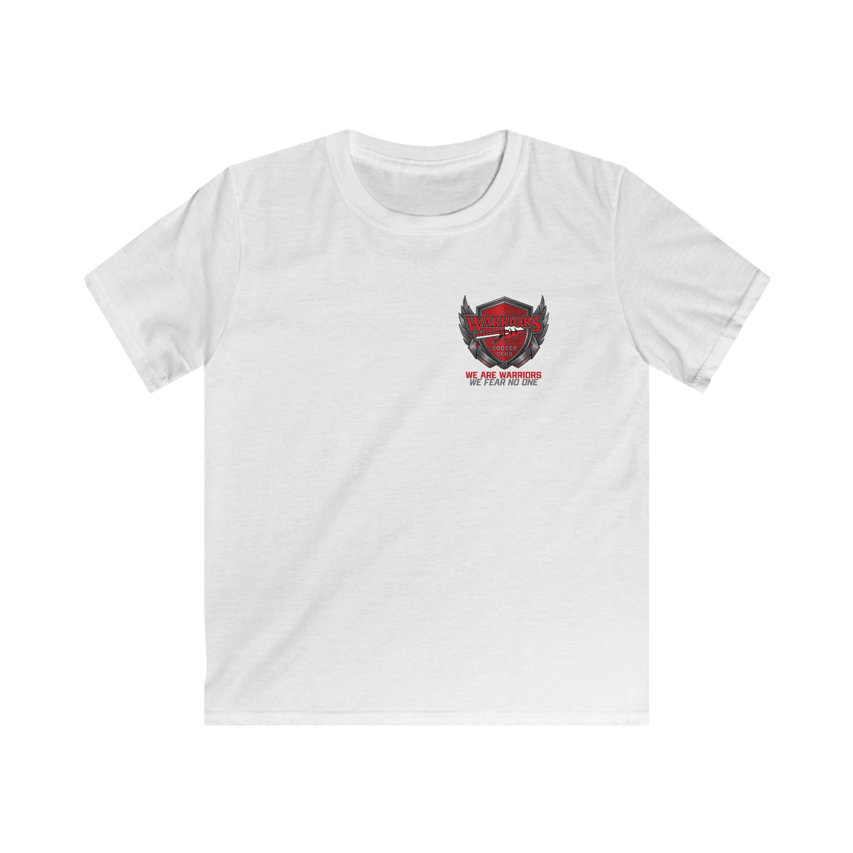 Youth Warrior Crest Tee + Name & Number (Free Customization!)
