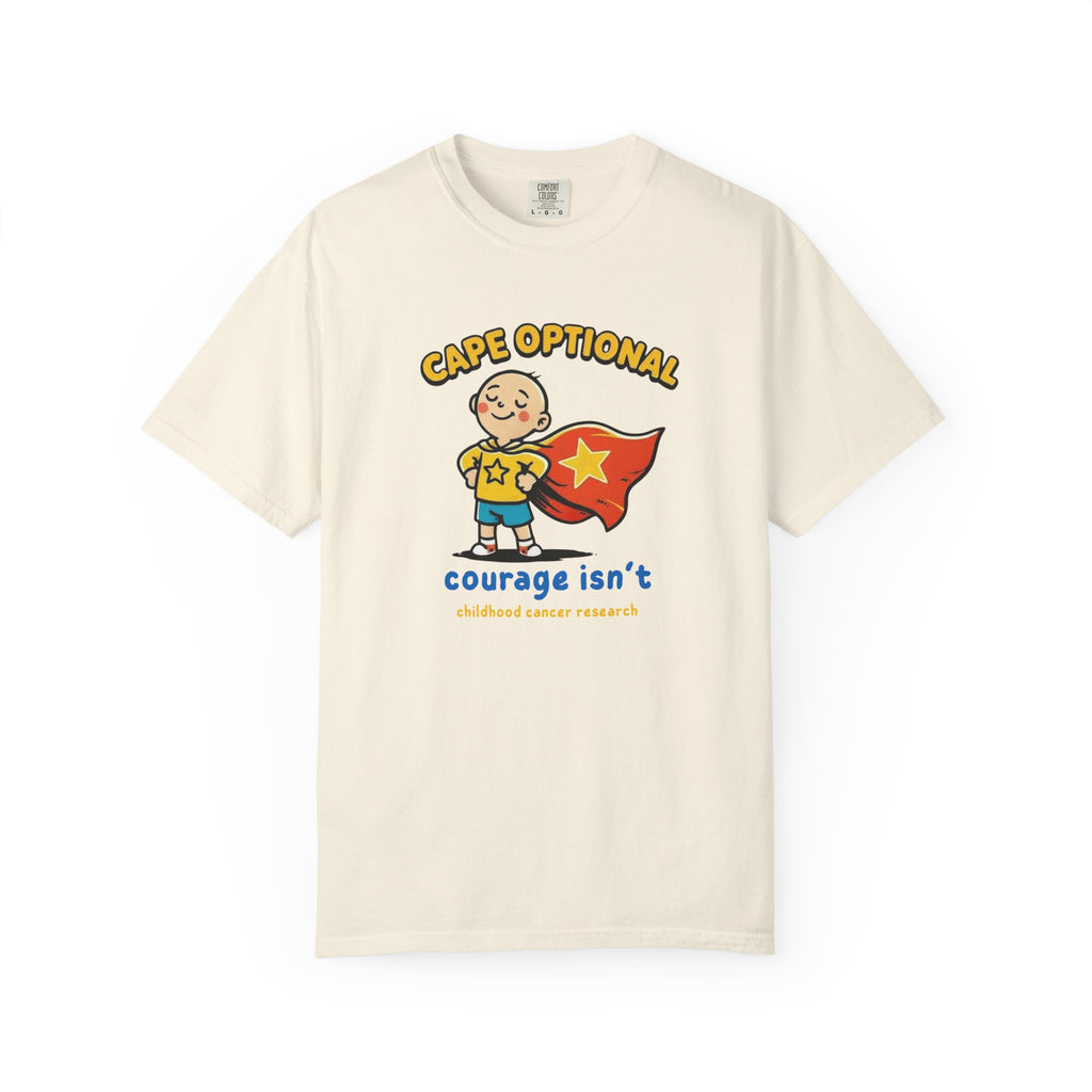 Cape Optional — Kids Cancer Awareness Tee