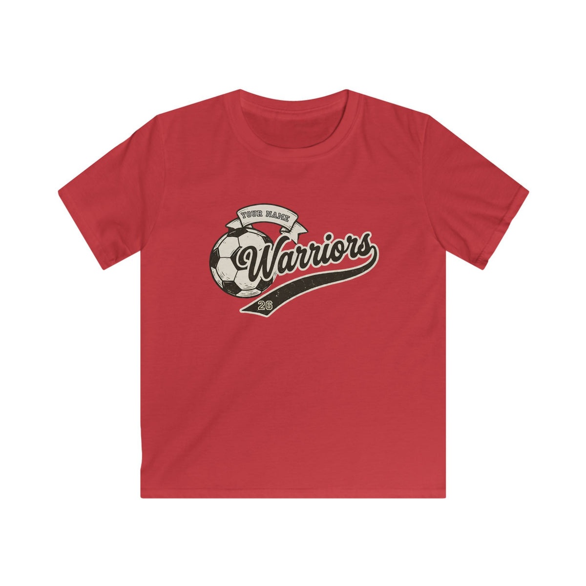 Youth Soccer Ball Banner Tee (Free Customization!)