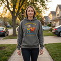 Cape Optional — Kids Cancer Awareness Hoodie