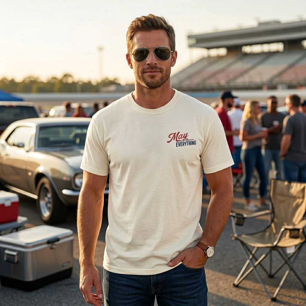 May is Everything T-Shirt — Vintage Racing Tee